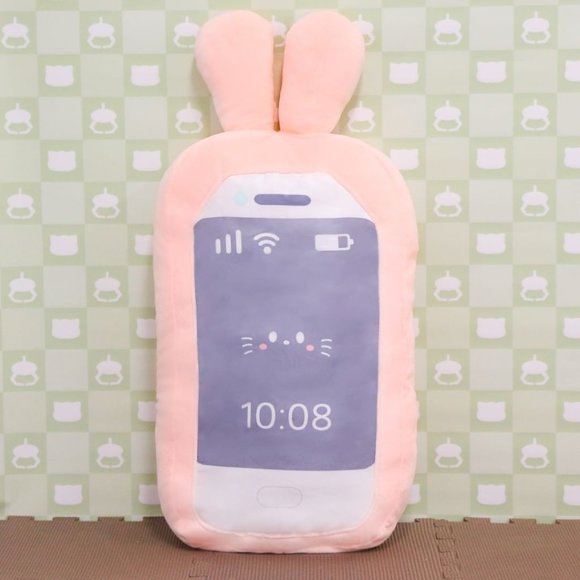 Big Smartphone Plushy ~Bunny Ears - Picture 1 of 4